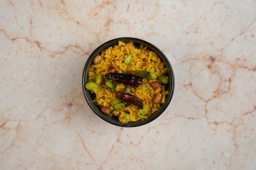 Protein Edamame Poha